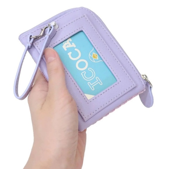 BNWT Japan Pokemon Gengar Mesh Card Holder Coin Pouch with retractable Reel - Picture 2 of 9